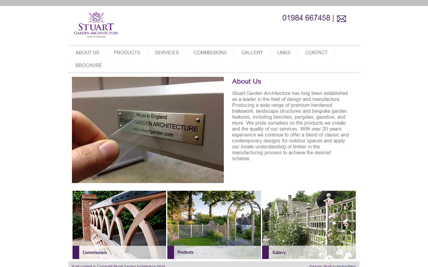 Stuart Garden Architecture Website