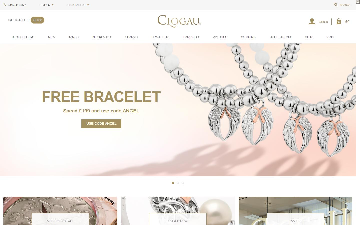 Clogau Gold of Wales Ltd Website