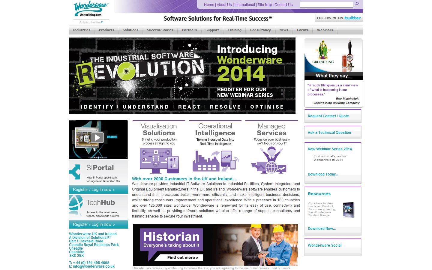 Wonderware UK Website