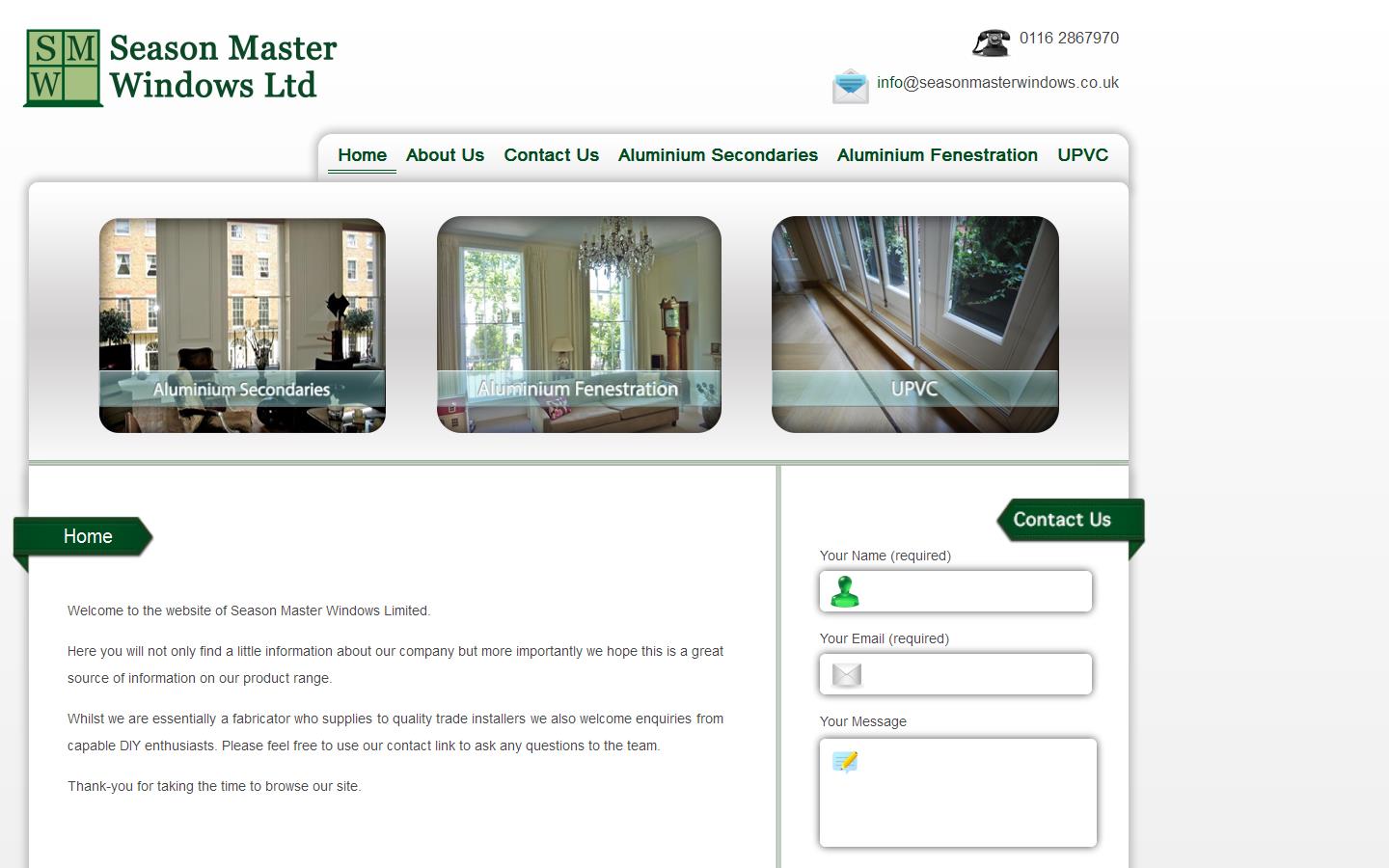Season Master Windows Ltd Website