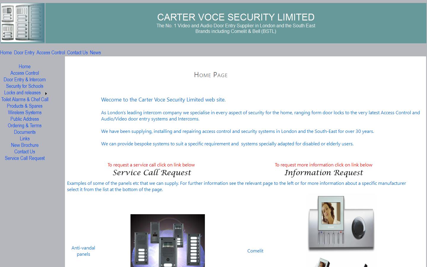 Carter Voce Ltd Website