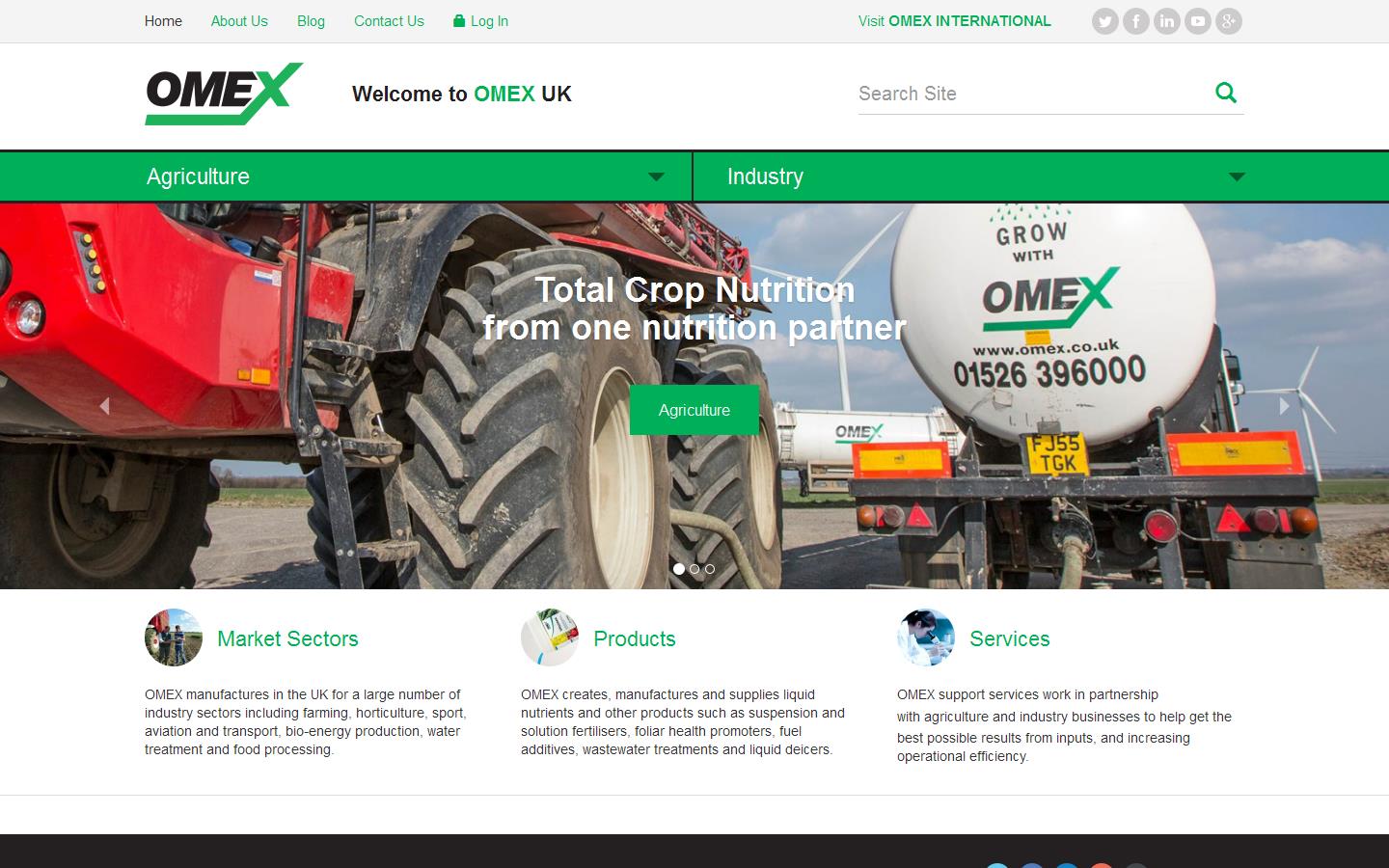 Omex Website