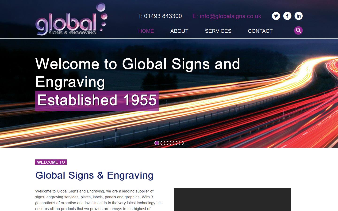 Global Signs & Engraving Website