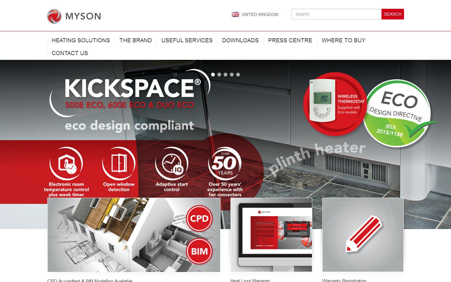 Myson Within Rettig UK Ltd Website