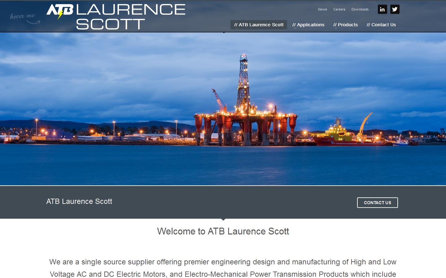 A T B Laurence & Scott Website