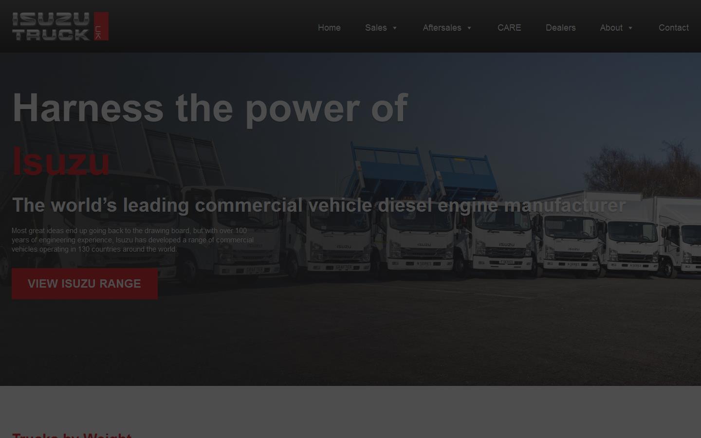Isuzu Truck UK Ltd Website