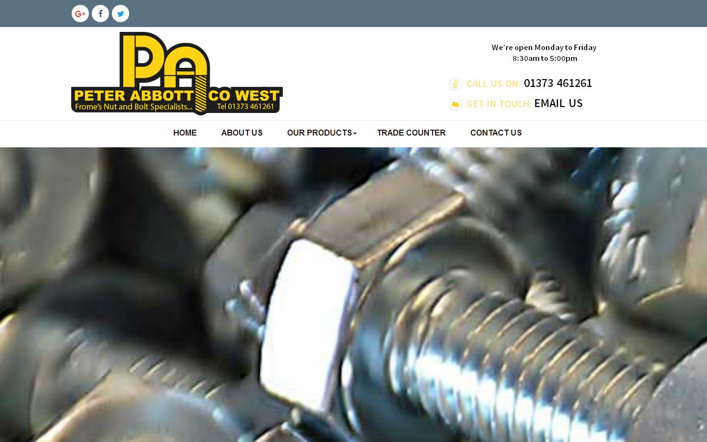 Peter Abbott Co West Website