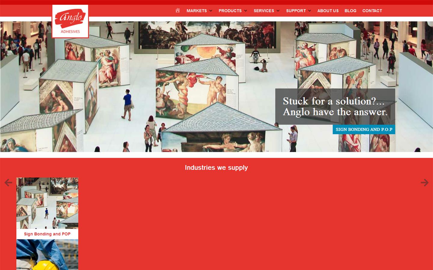 Anglo Adhesives & Services Ltd Website