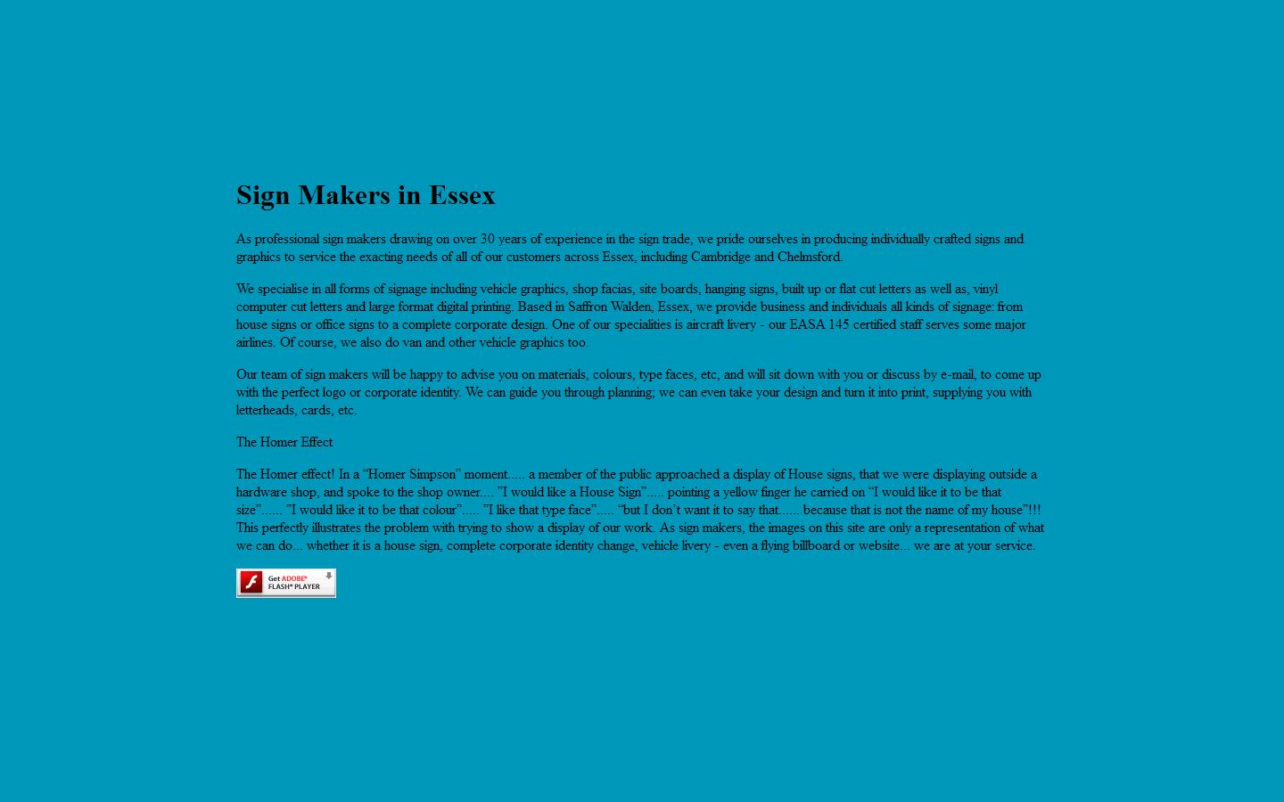 The Signs & Graphics Company Website