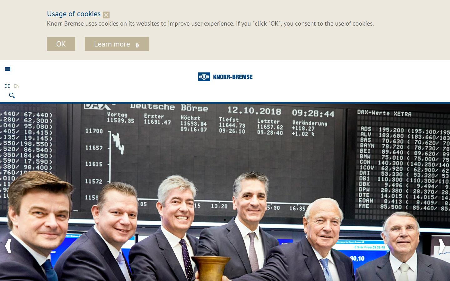 Knorr Bremse Ltd Website