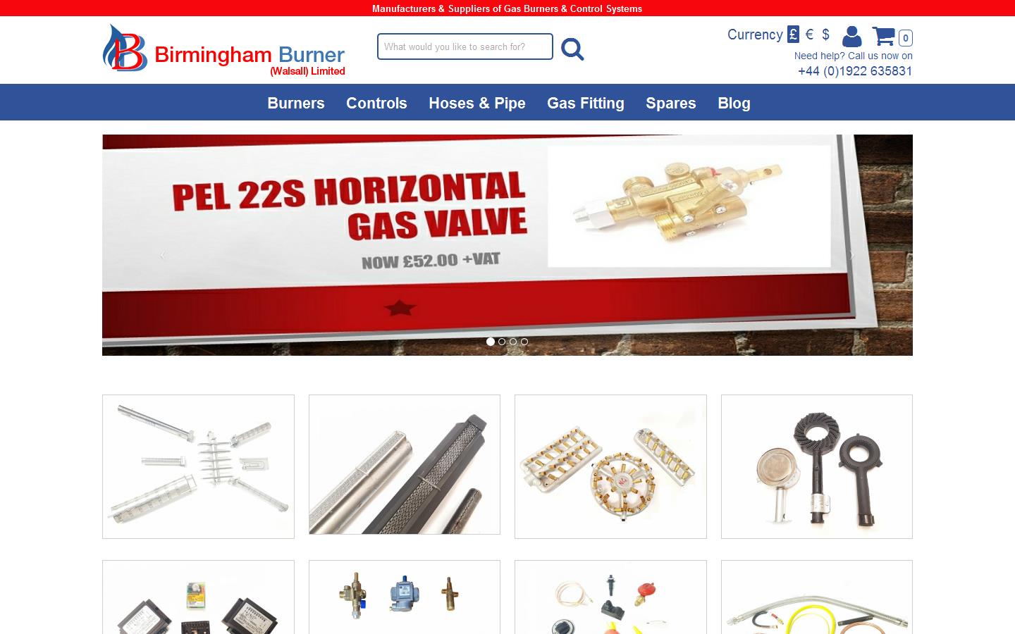 Birmingham Burner Ltd Website