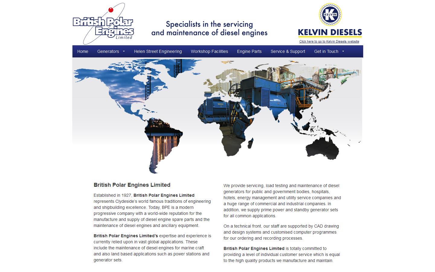 British Polar Engines Ltd Website