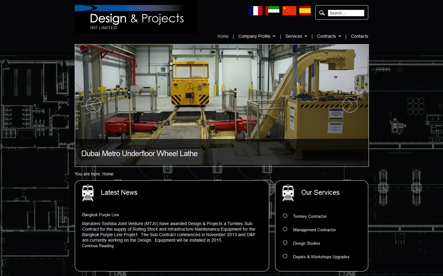 Design & Projects I N T Ltd Website