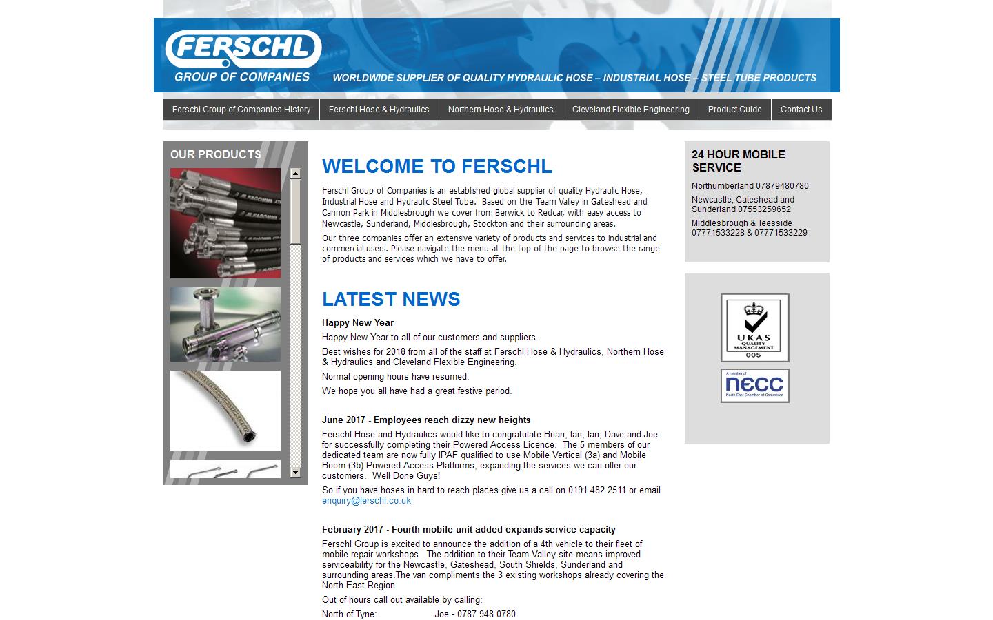 Northern Hose Hydraulics Website