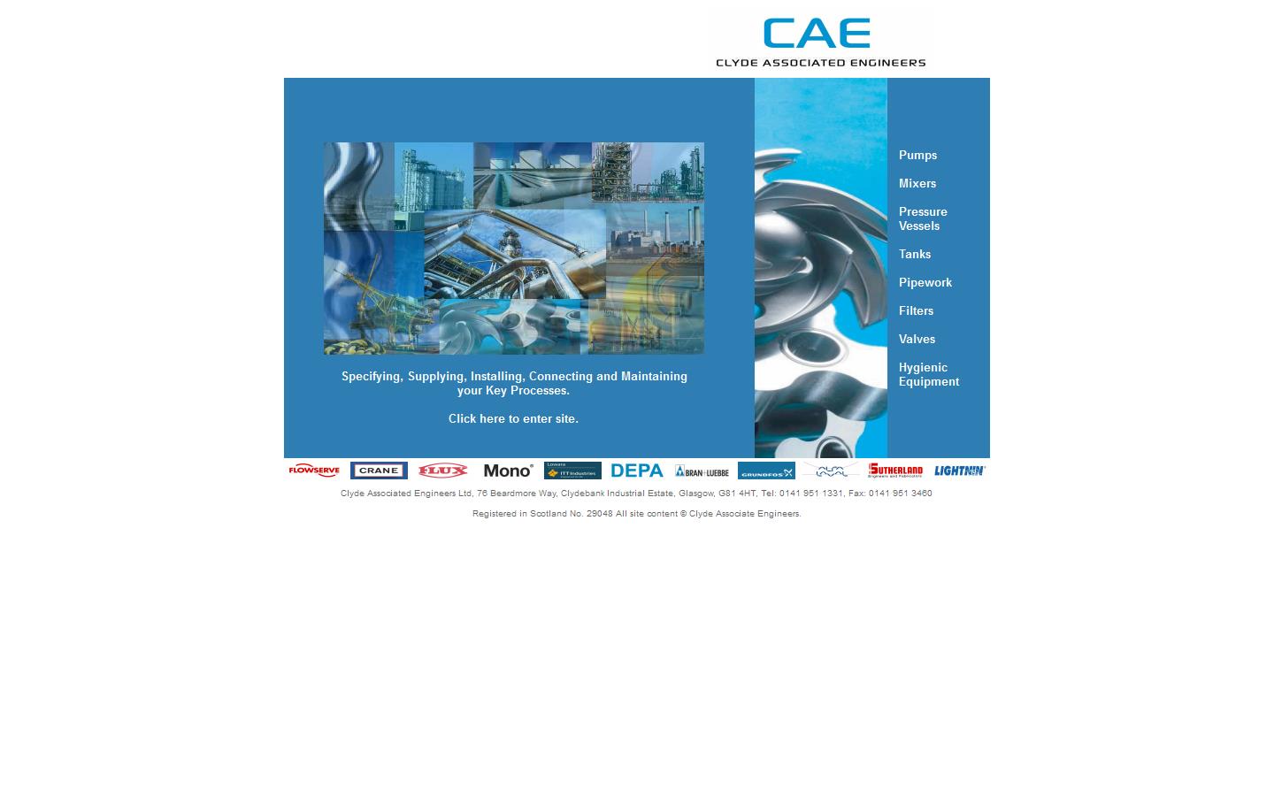 Clyde Associated Engineers Website