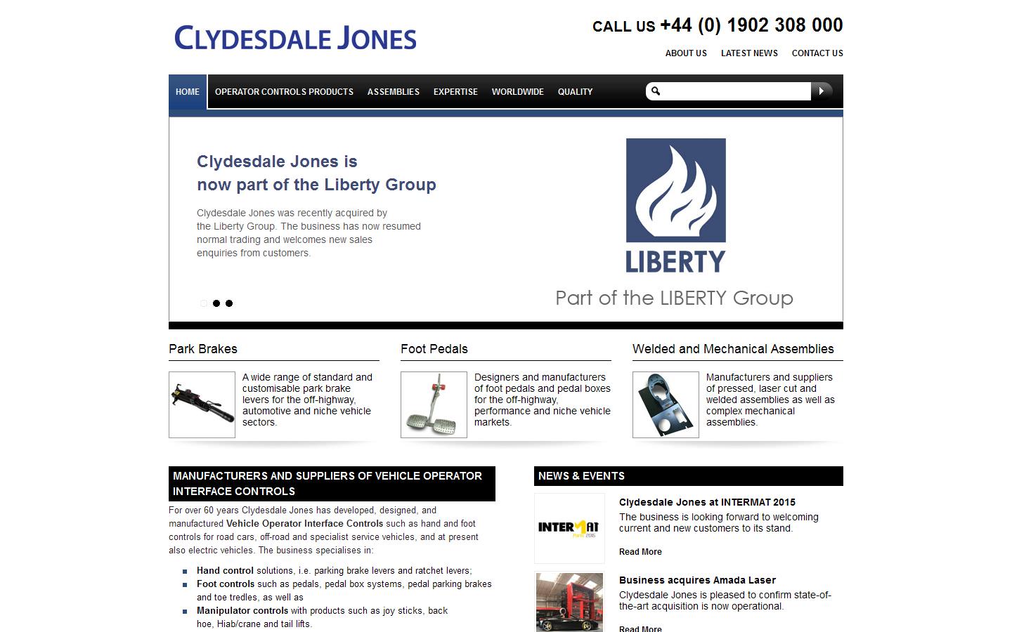 Clydesdale Jones Website