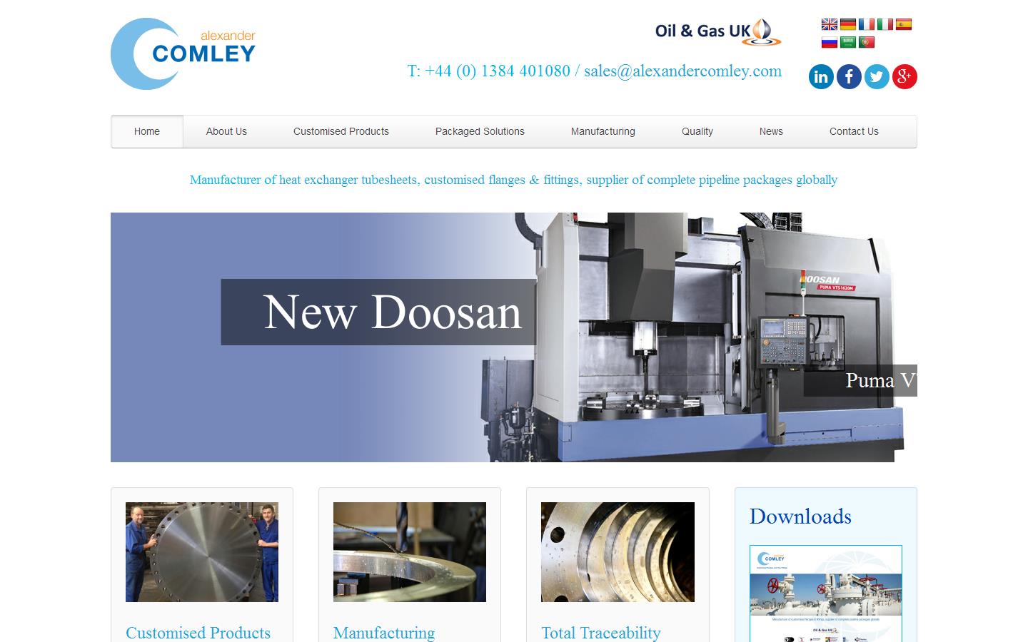 Alexander Comley Website