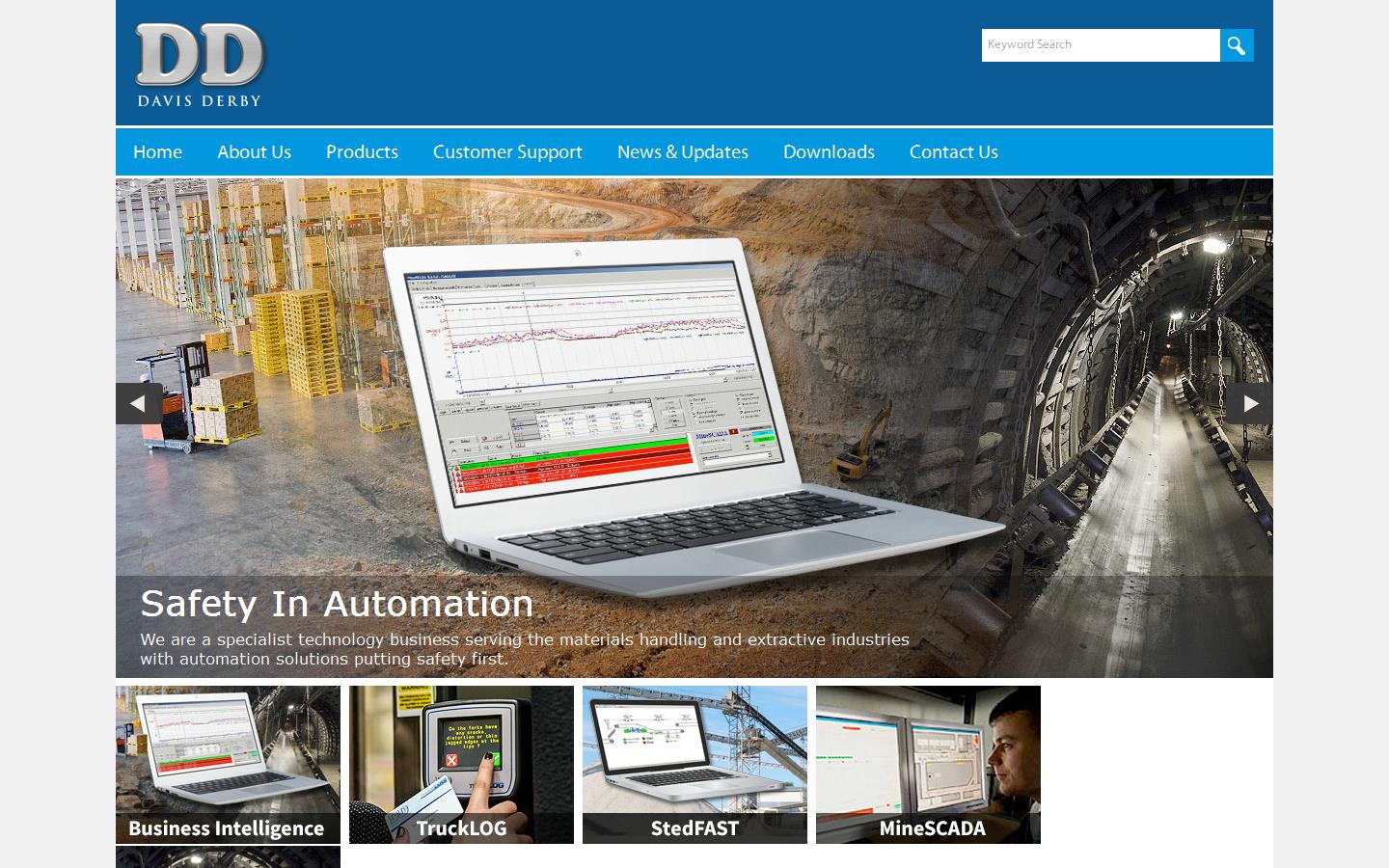 Davis Derby Ltd Website