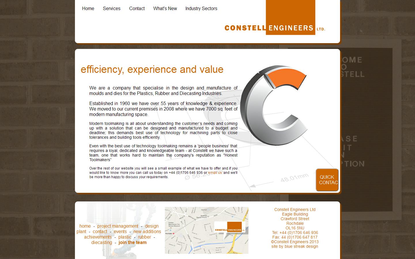 Constell Engineers Ltd Website