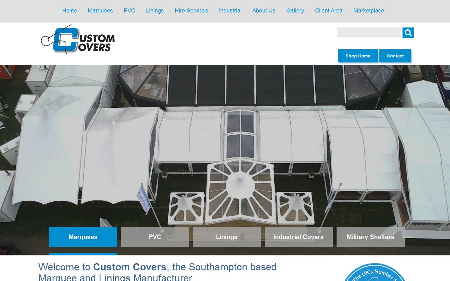 Custom Covers Website