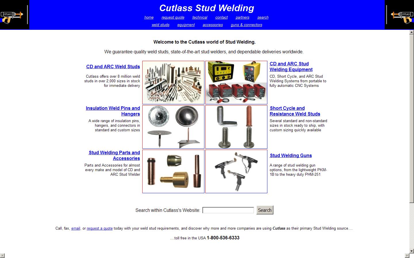 Cutlass Fasteners Ltd Website