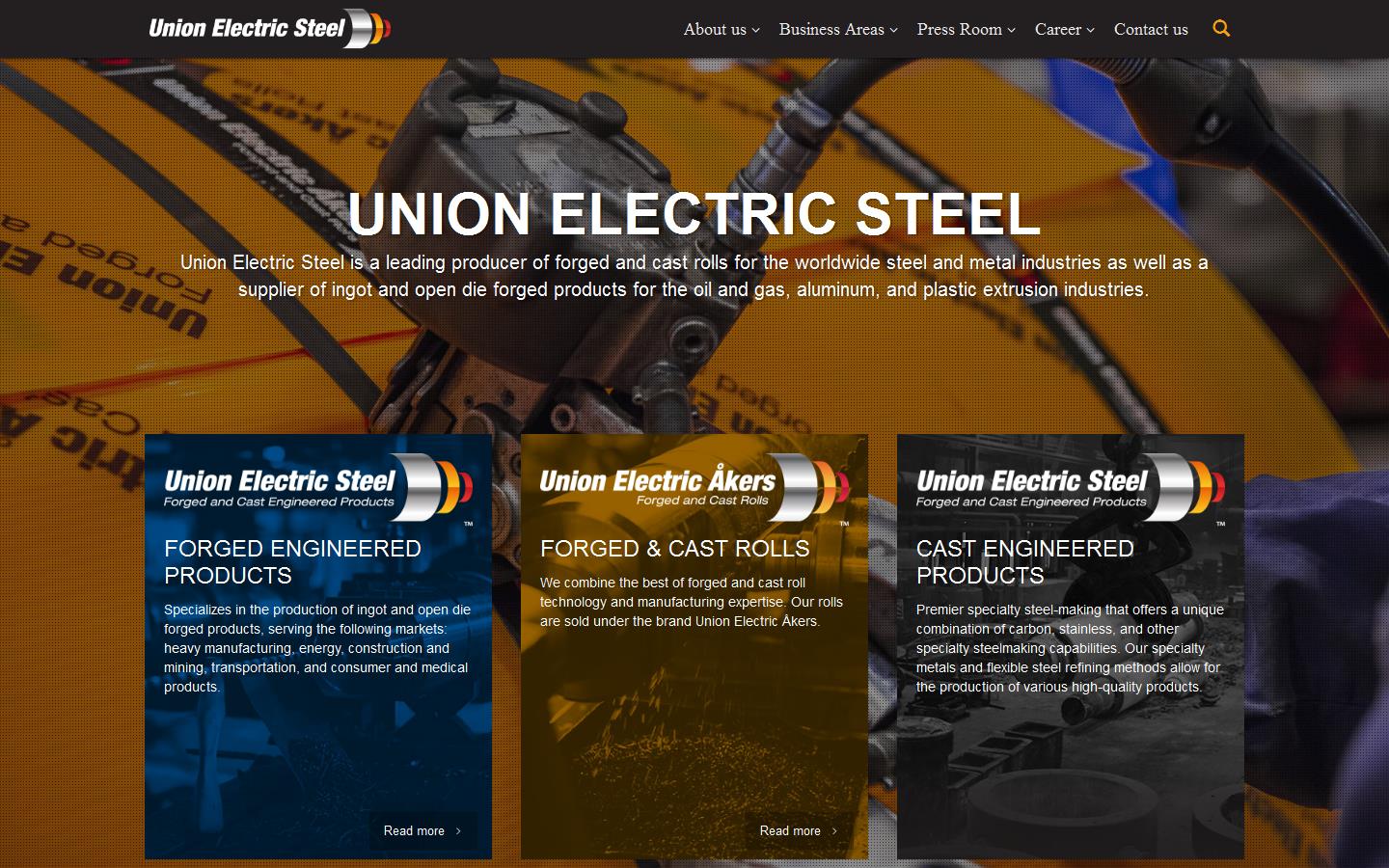 Union Electric Steel Website