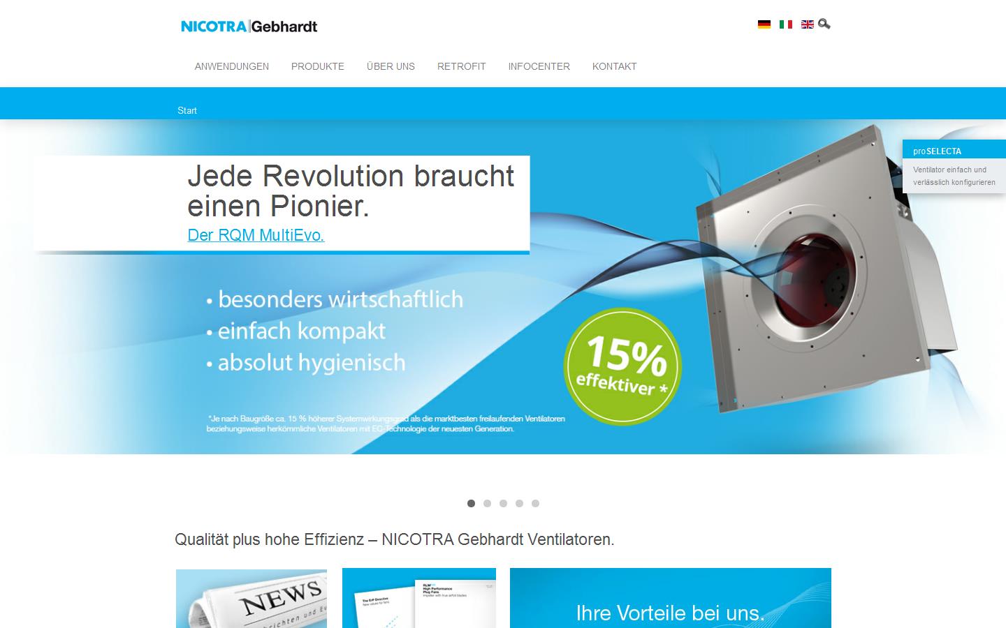 Nicotra Gebhardt Website