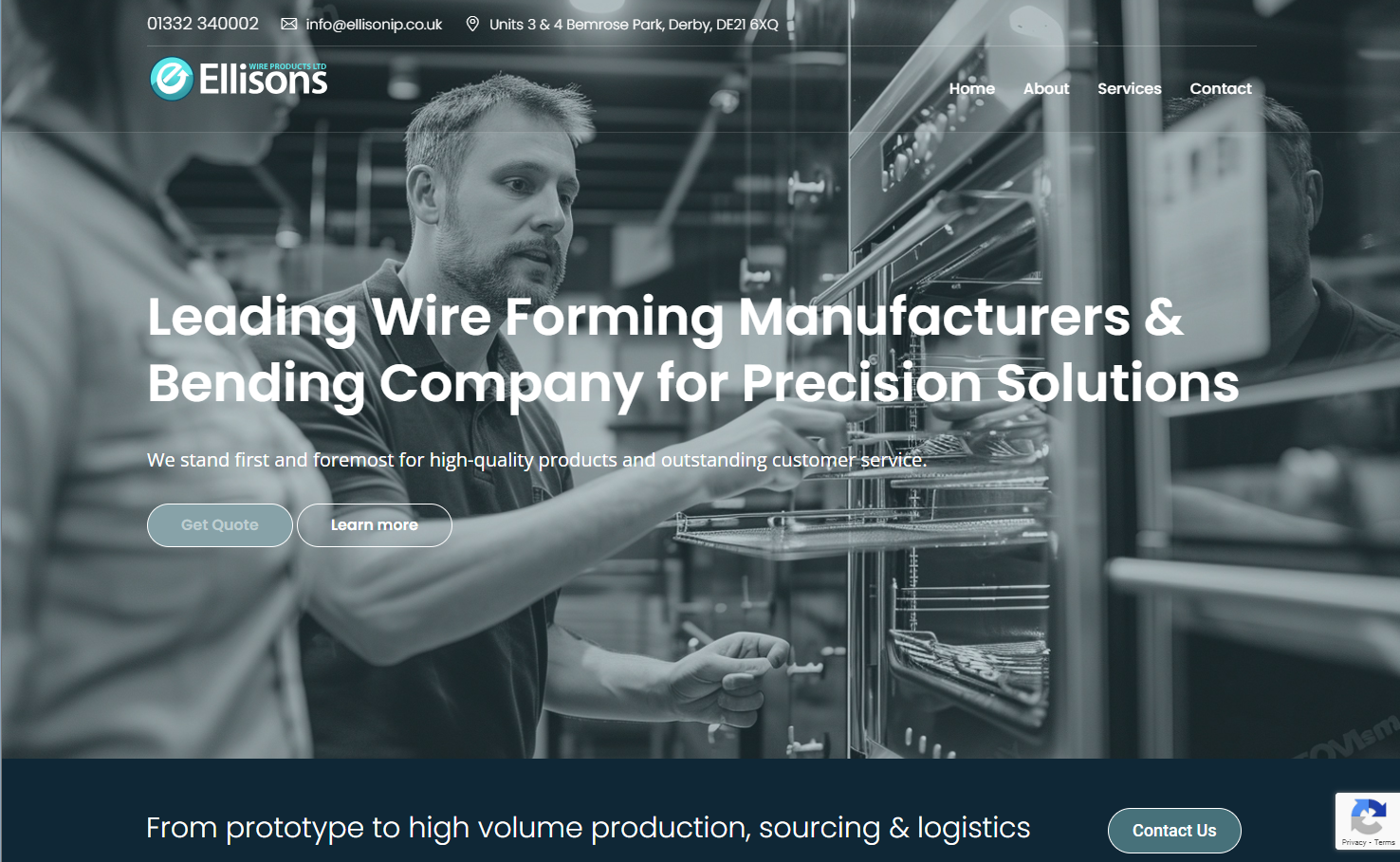 Ellison Wire Products Ltd Website