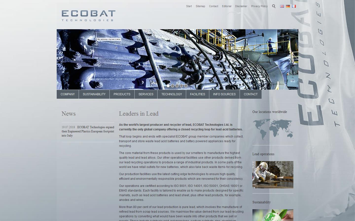 H J Enthoven & Sons Website