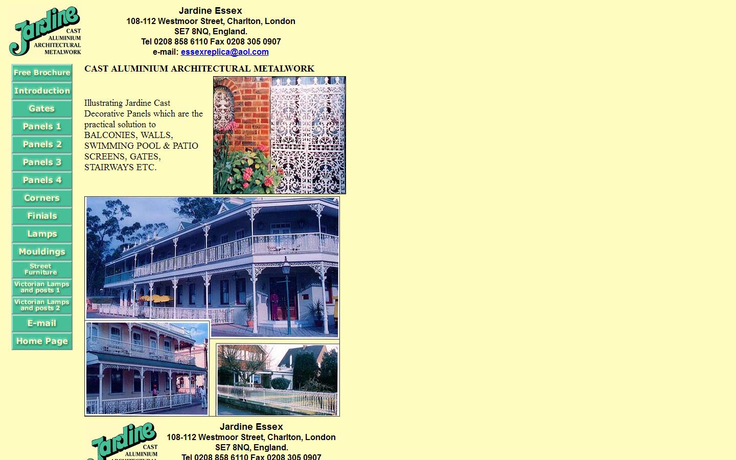 Essex Replica Castings Ltd Website