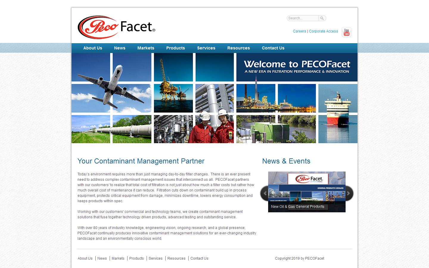 Pecofacet Website
