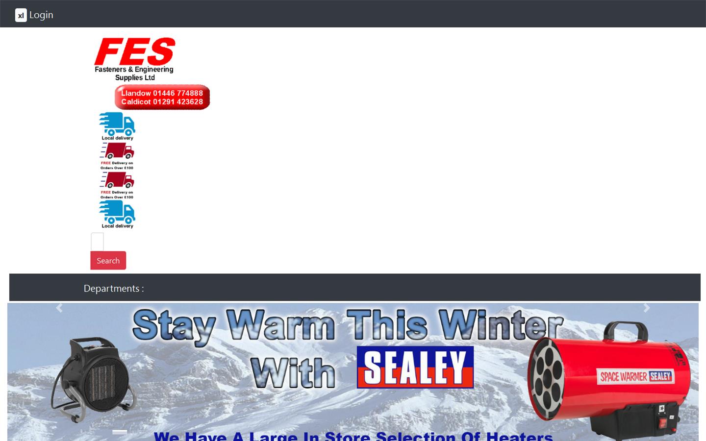 Fasteners & Engineering Supplies Ltd Website