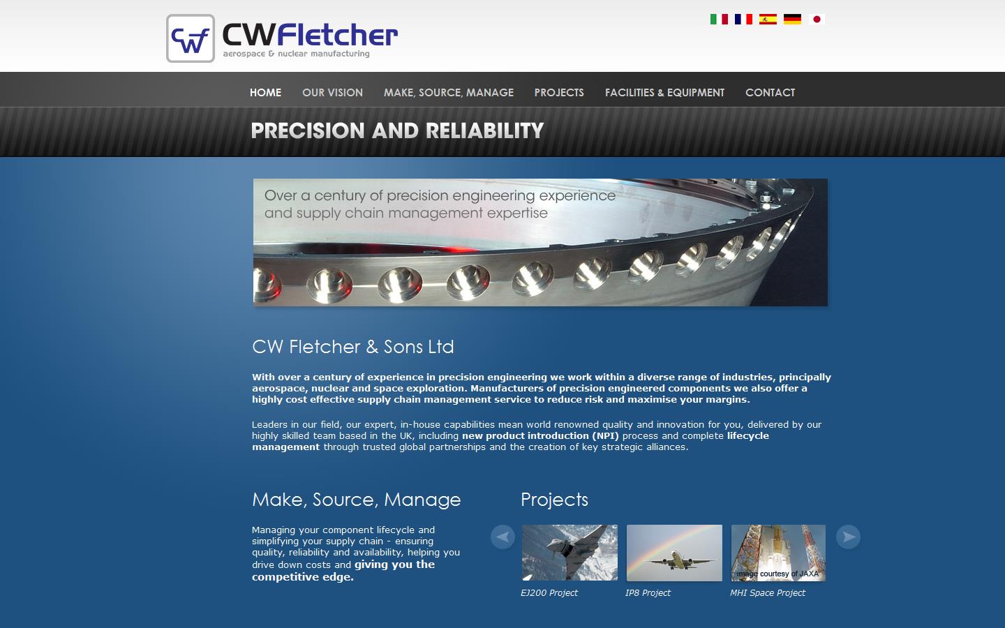 C W Fletcher & Sons Ltd Website