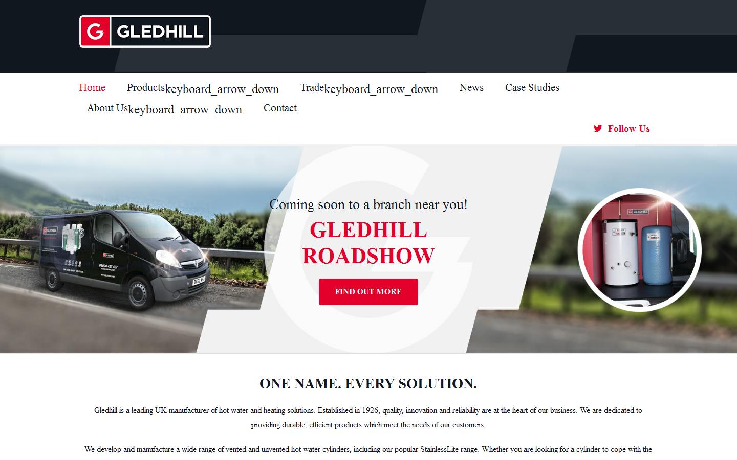 Gledhill Ltd Website