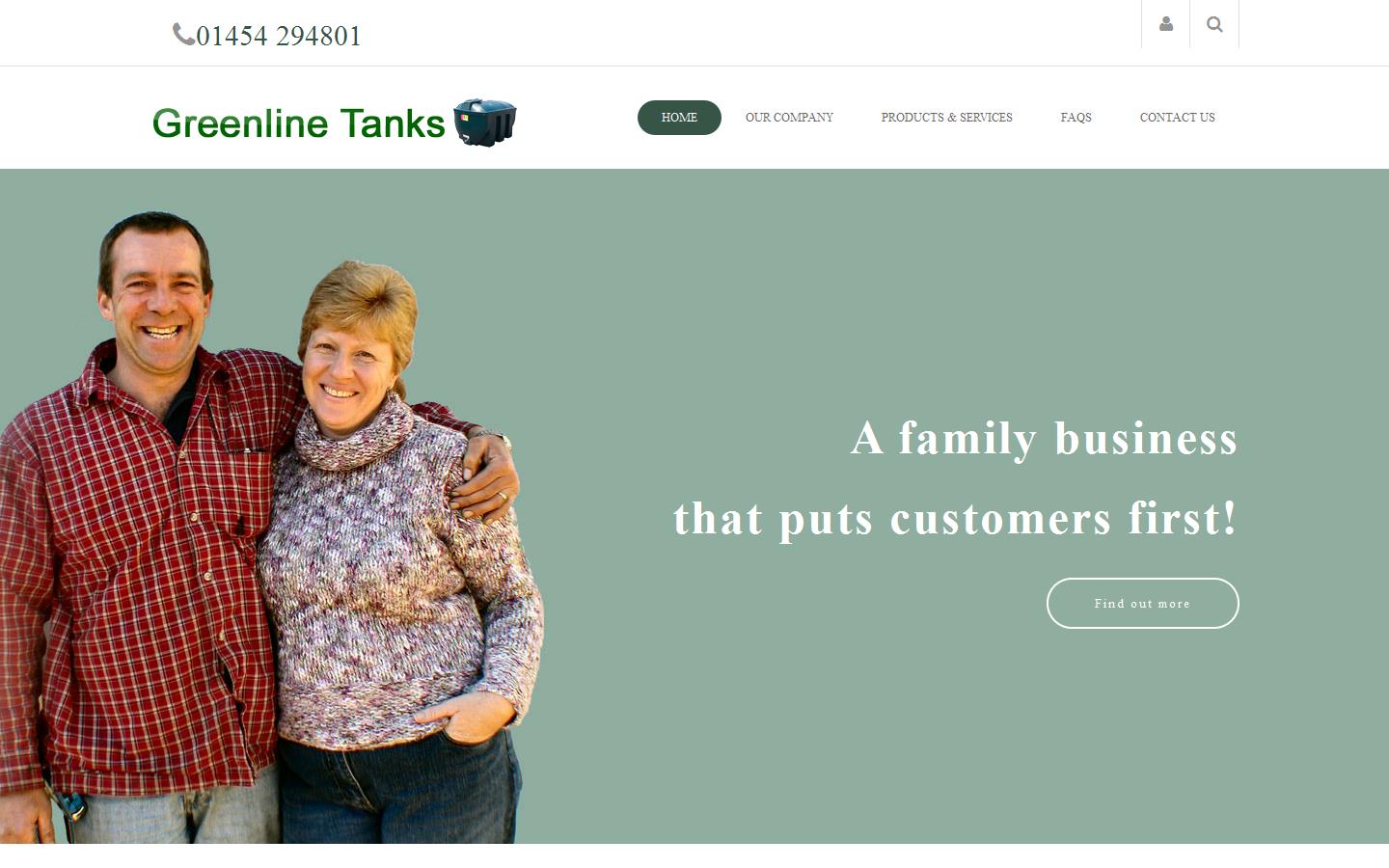 Greenline Tanks Website