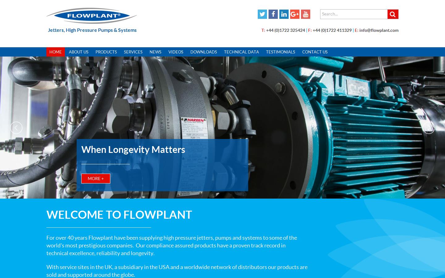 Flowplant Group Ltd Website