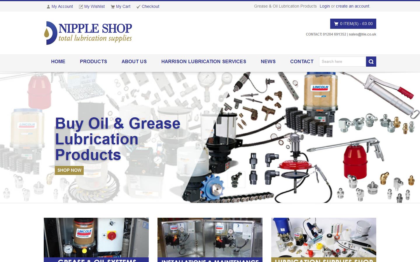 The Nipple Shop Website