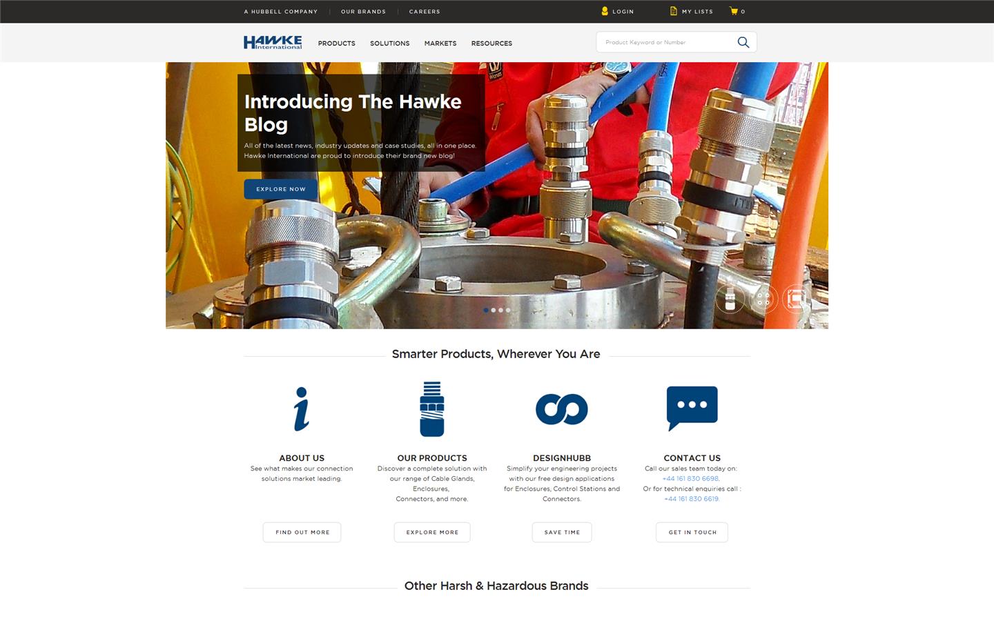Hawke International Website