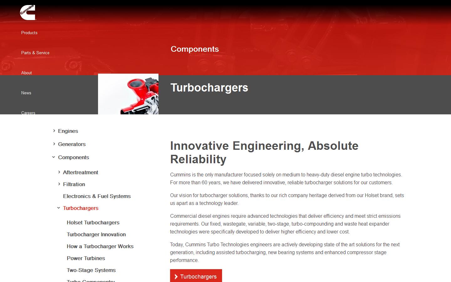 Cummins Turbo Technologies Website