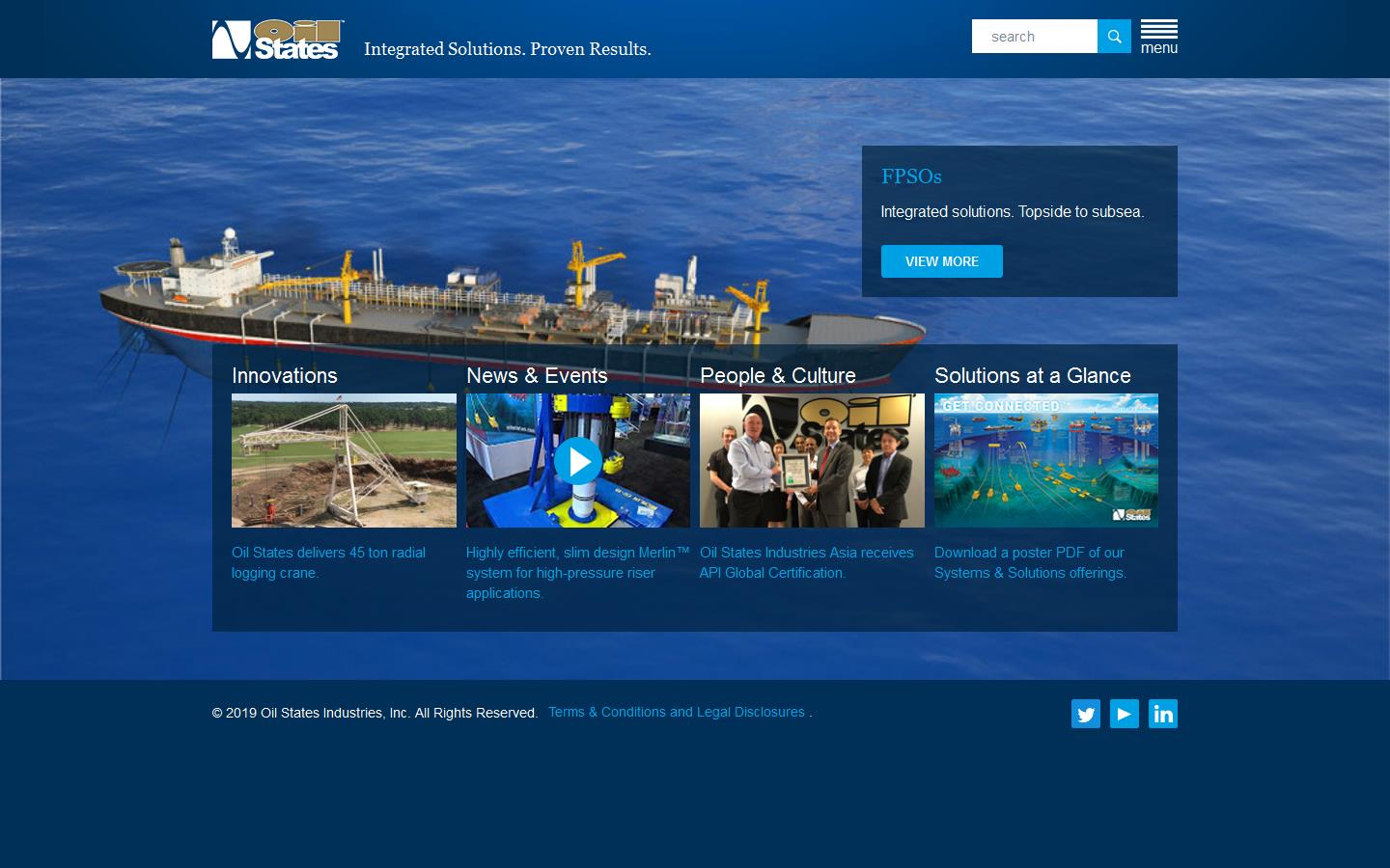 Oil States Website