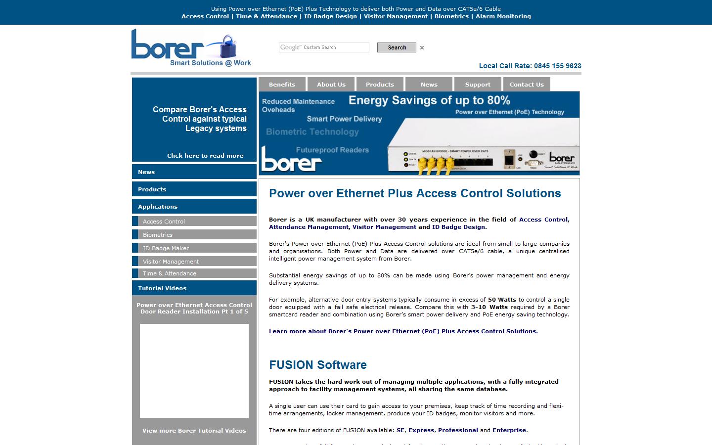 Borer Data Systems Ltd Website