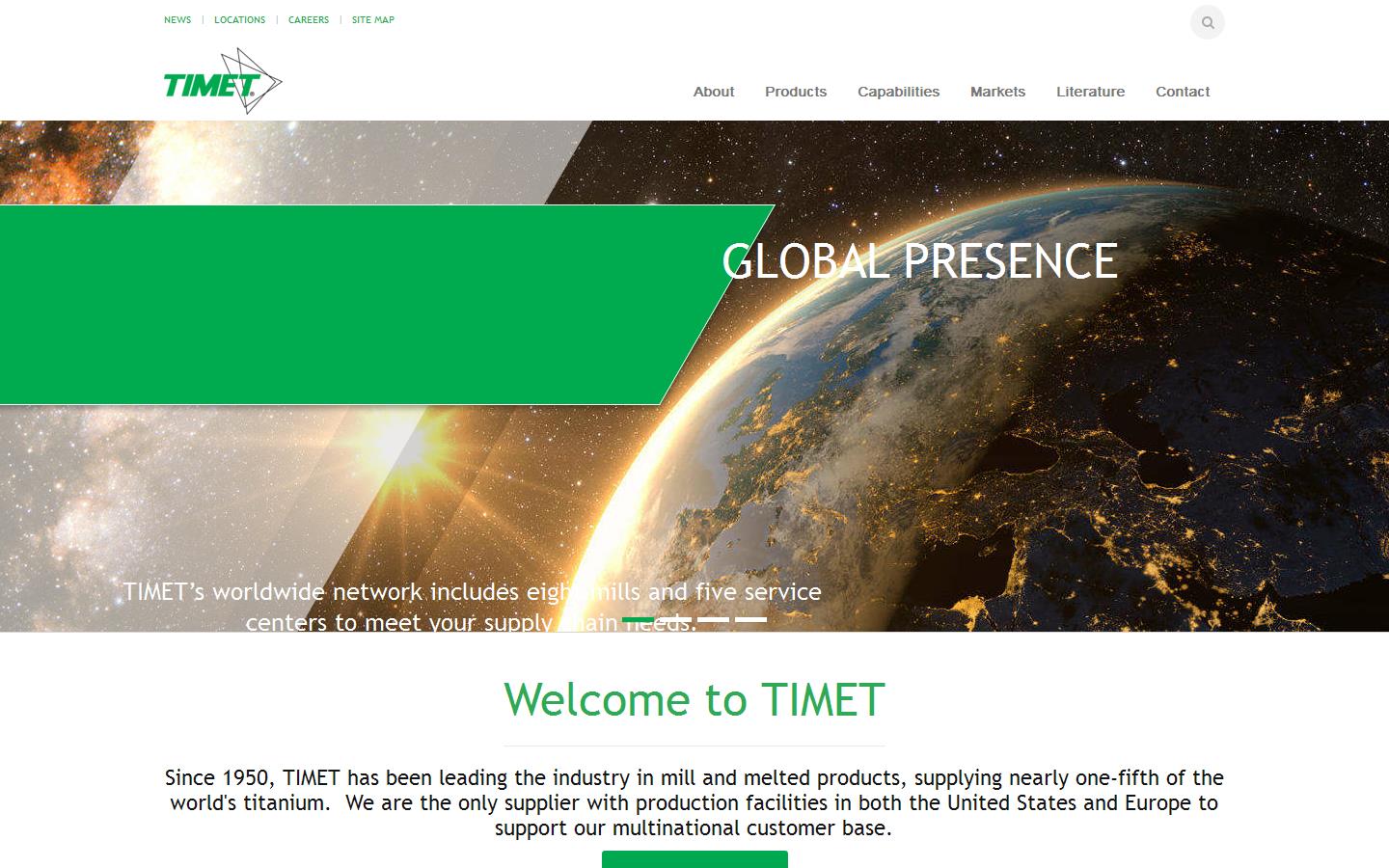 Timet Website