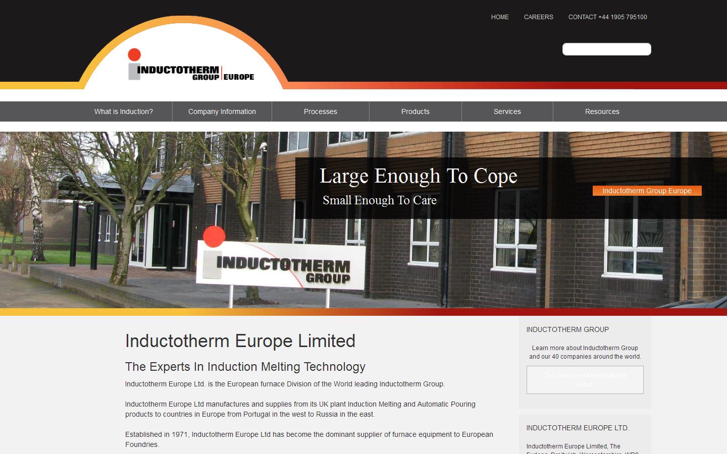 Inductotherm Group Europe Website