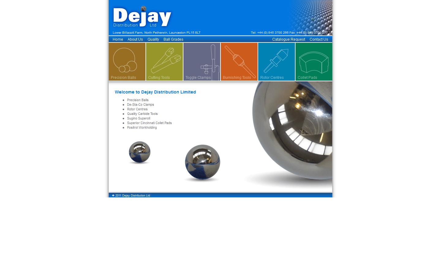 Dejay Distribution Ltd Website