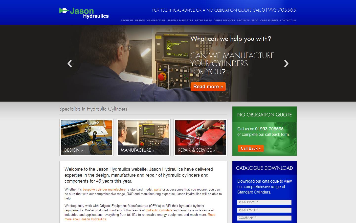 Jason Hydraulics Website