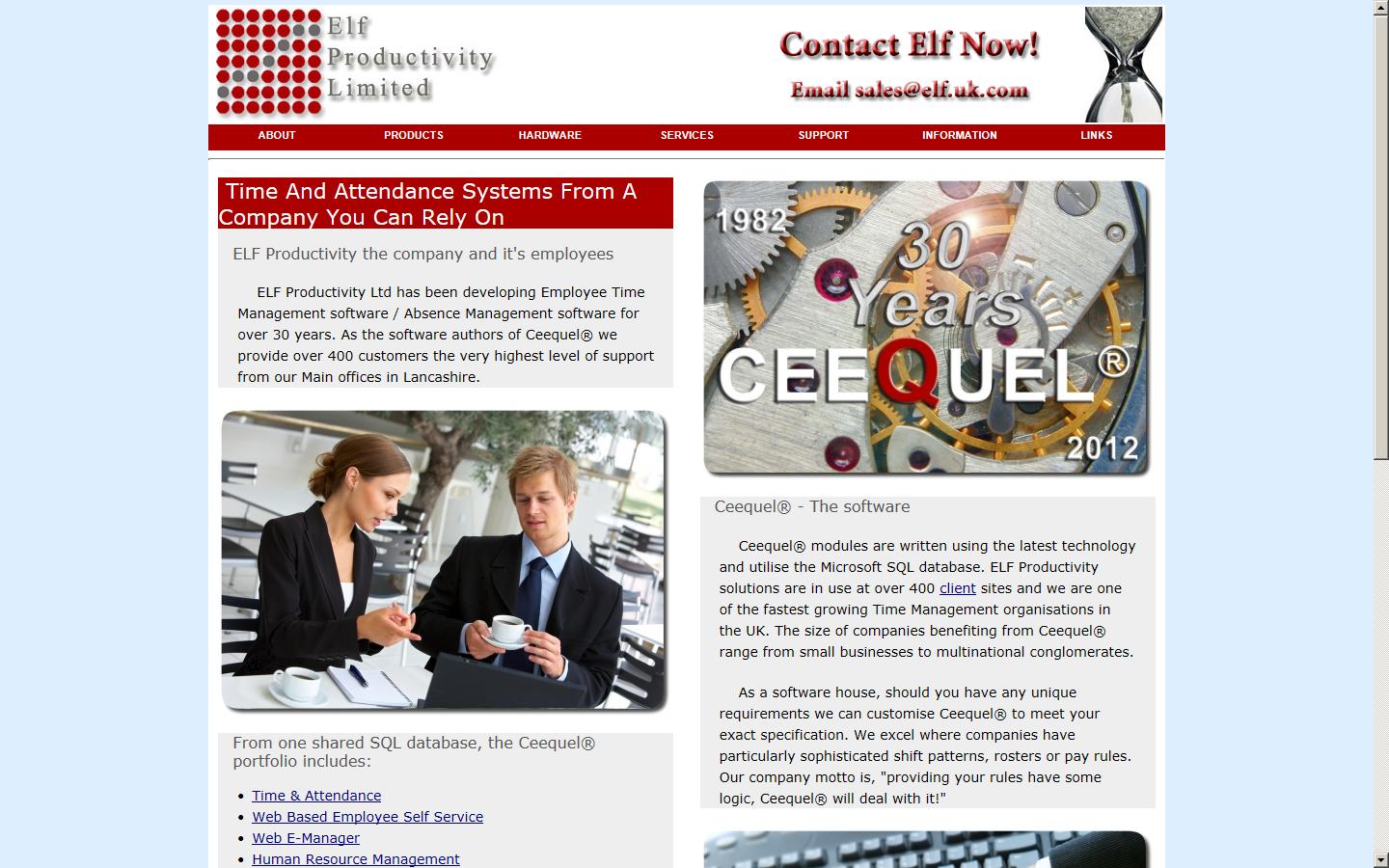 Elf Productivity Website