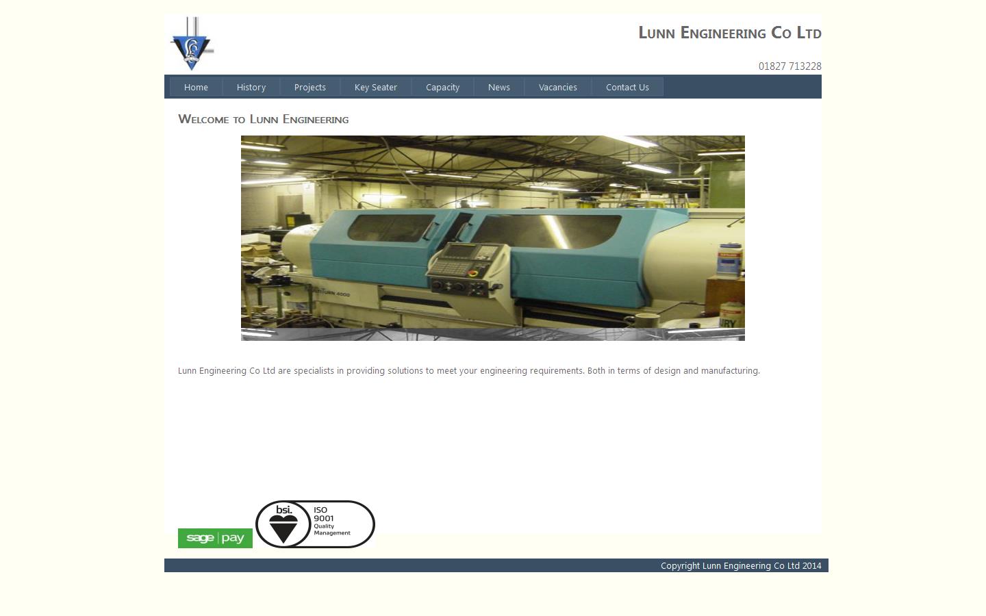 Lunn Engineering Co. Ltd Website