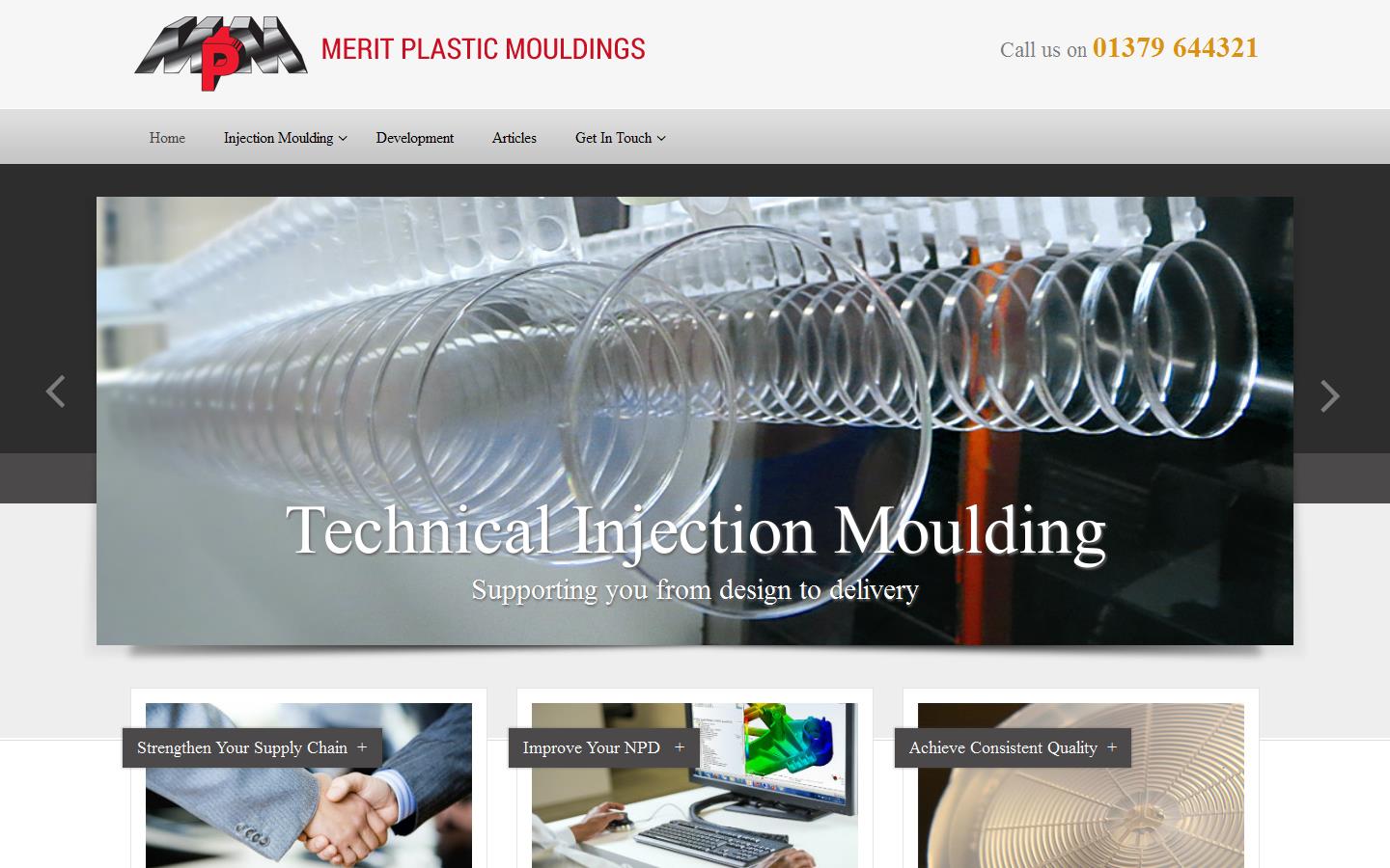 Merit Plastic Mouldings Website