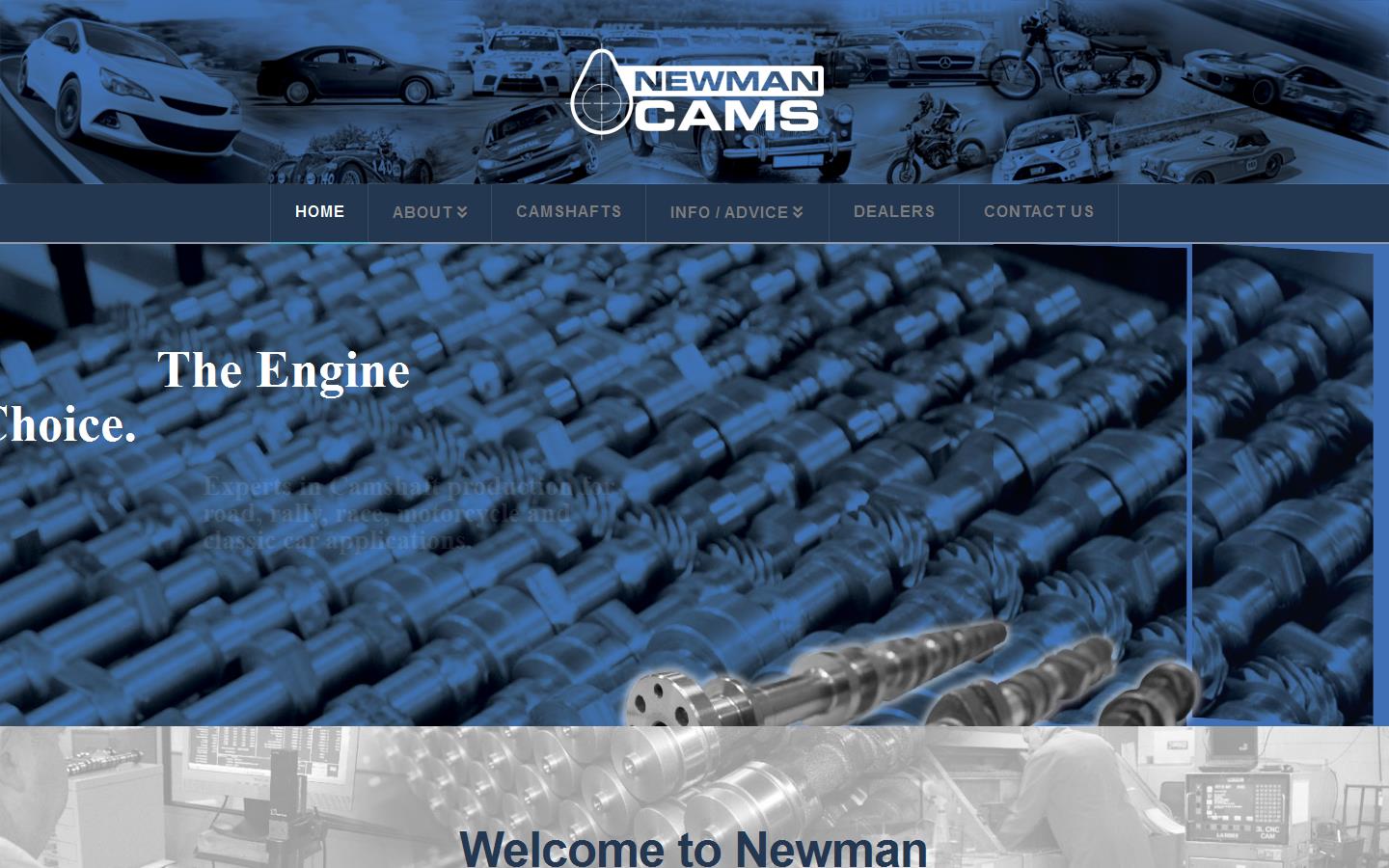 Newman Cams Website