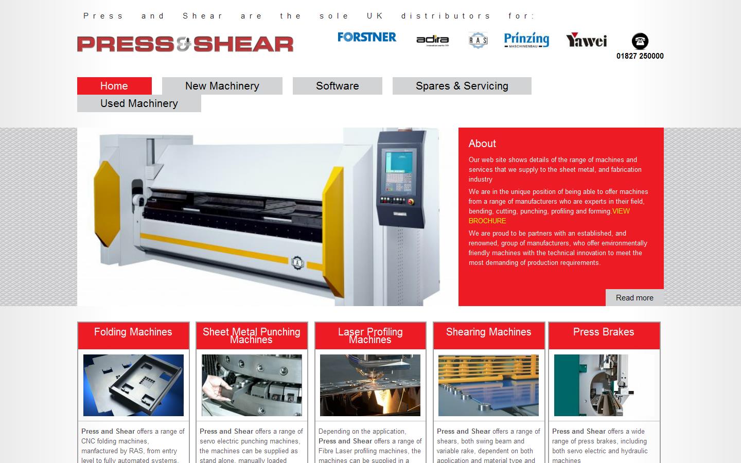 Press & Shear Ltd Website